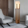 Valnötsgolvlampa | Minimalistisk & Stämningsfull