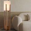Valnötsgolvlampa | Minimalistisk & Stämningsfull