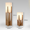 Valnötsgolvlampa | Minimalistisk & Stämningsfull