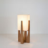 Valnötsgolvlampa | Minimalistisk & Stämningsfull