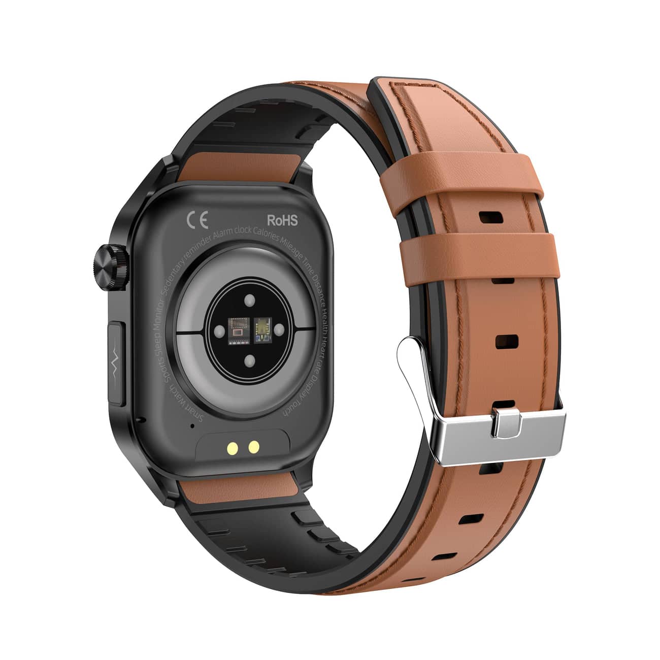 Smartwatch för Hälsa & Fitness – EKG, Blodtryck, Pulsövervakning – Kompatibel med iOS & Android