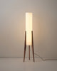 Valnöt Trä Design Golvlampa - Lätt Konst för Varje Interiör