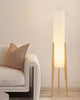 Valnöt Trä Design Golvlampa - Lätt Konst för Varje Interiör