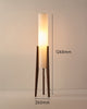 Valnöt Trä Design Golvlampa - Lätt Konst för Varje Interiör