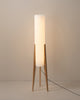Valnöt Trä Design Golvlampa - Lätt Konst för Varje Interiör