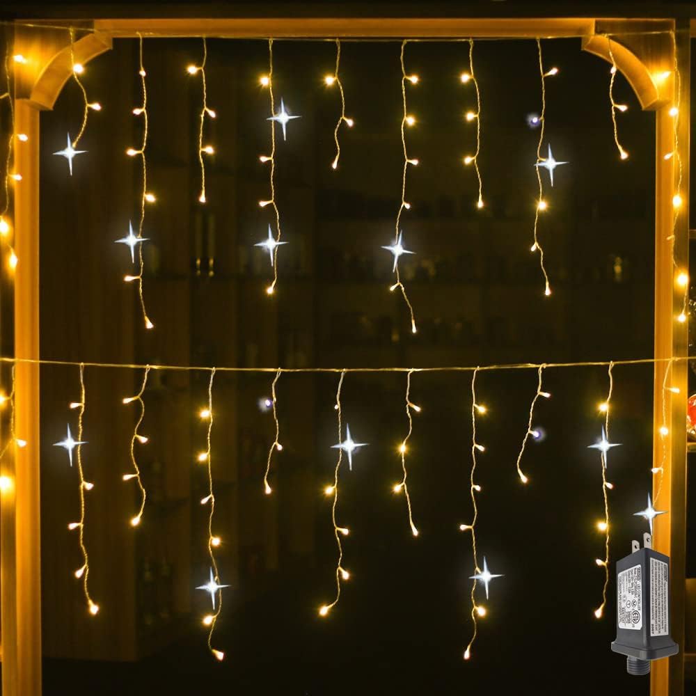 GlowCurtain Utomhusbelysning - Festbelysning för Trädgårdsdekoration
