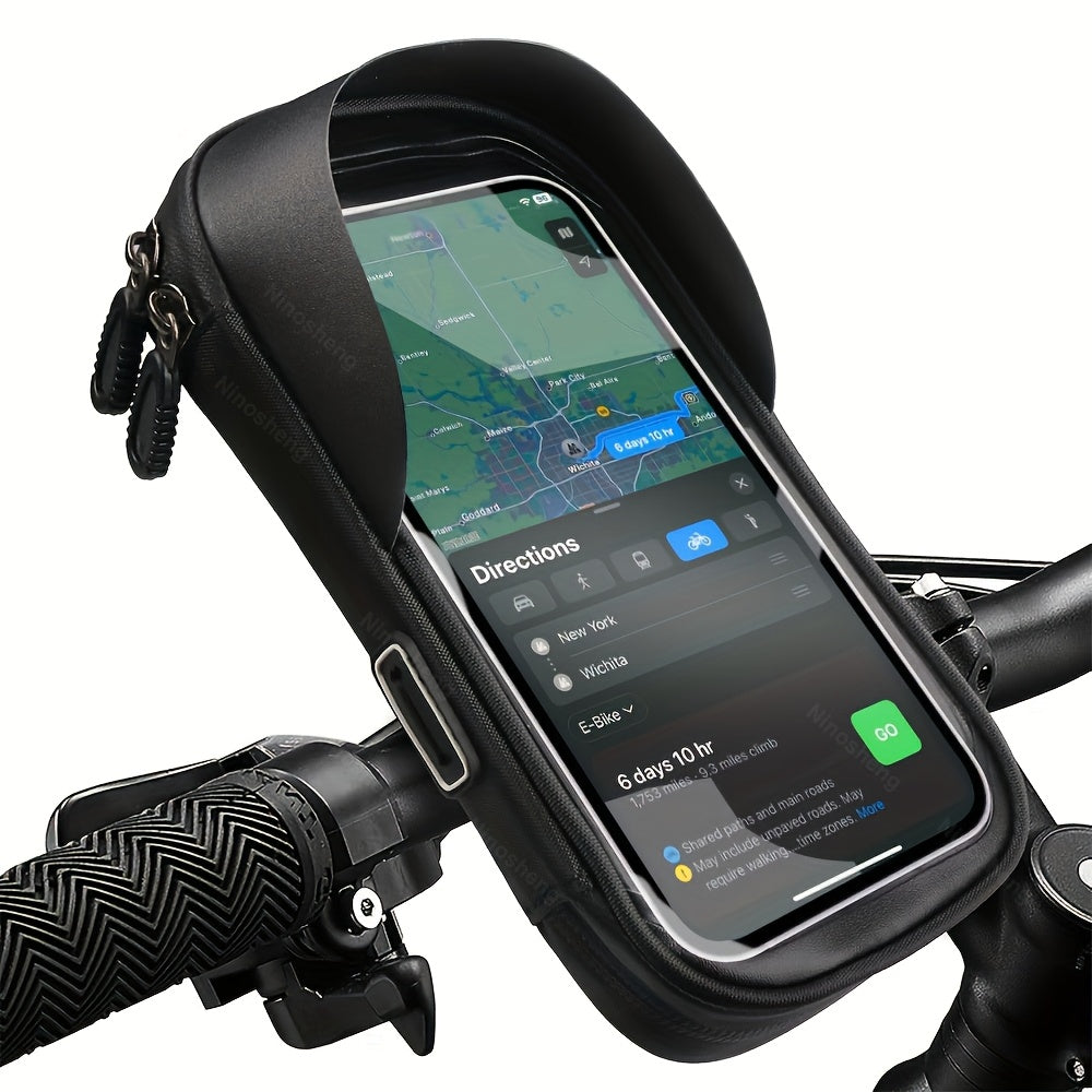 Vattentät Telefonhållare för Cykel och Motor | 360° Rotering