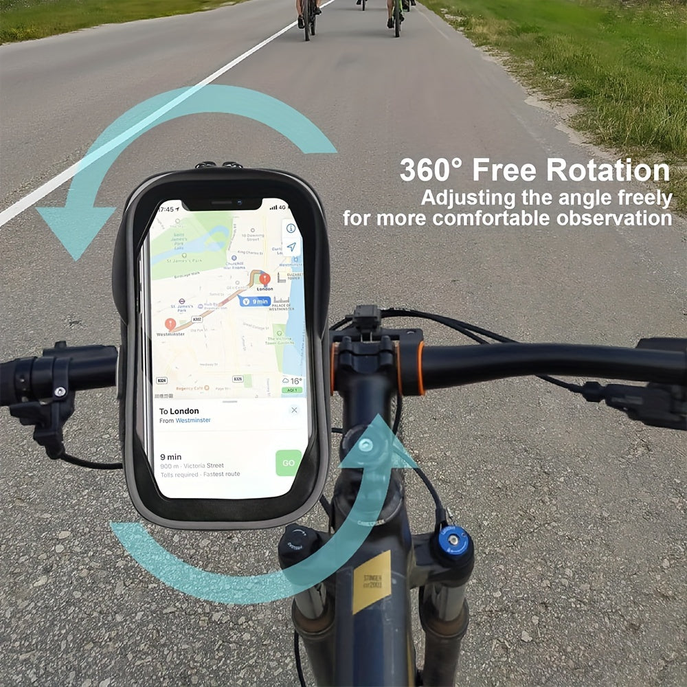 Vattentät Telefonhållare för Cykel och Motor | 360° Rotering