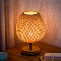 Wim | Bambubordslampa med träfot