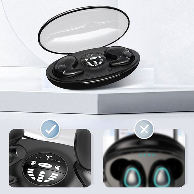 PureSound SleepPro Hörlurar | Hi-Fi Ljud och Bluetooth 5.3 Brusreducerande Trådlösa Hörlurar för Sömn och Meditation