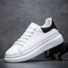 Vita Sneakers Herr | Bekväm Tjock Sula | Tidlös Design