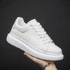 Vita Sneakers Herr | Bekväm Tjock Sula | Tidlös Design