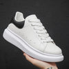 Vita Sneakers Herr | Bekväm Tjock Sula | Tidlös Design