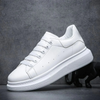 Vita Sneakers Herr | Bekväm Tjock Sula | Tidlös Design