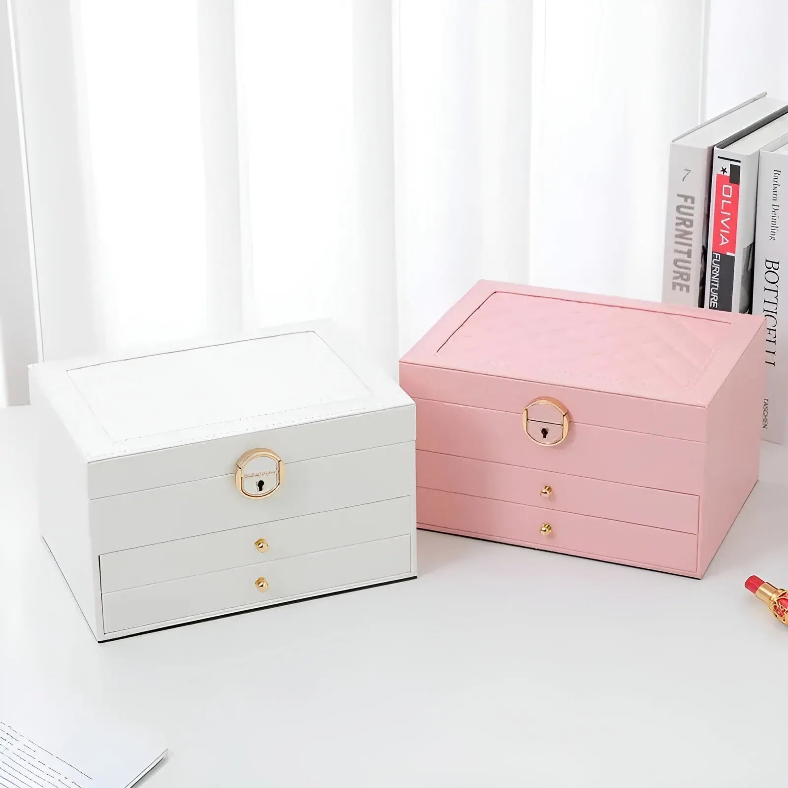 Lyxig Flerlagers Smyckeskrin – EleganceBox