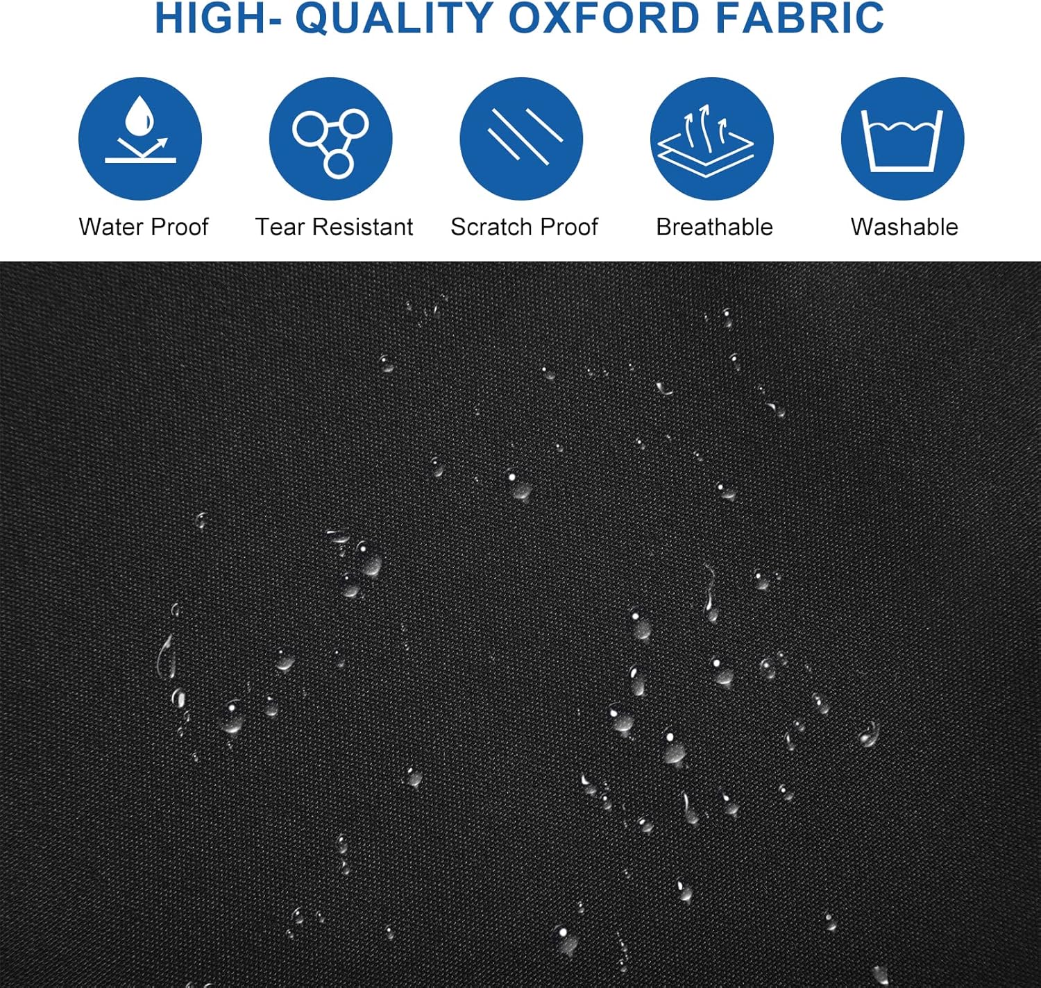 Vattentät Oxford Kläduppsättning – 109,2 cm Kostymficka med Sidofåll och Fickor (Köp 1, Få 1 GRATIS)