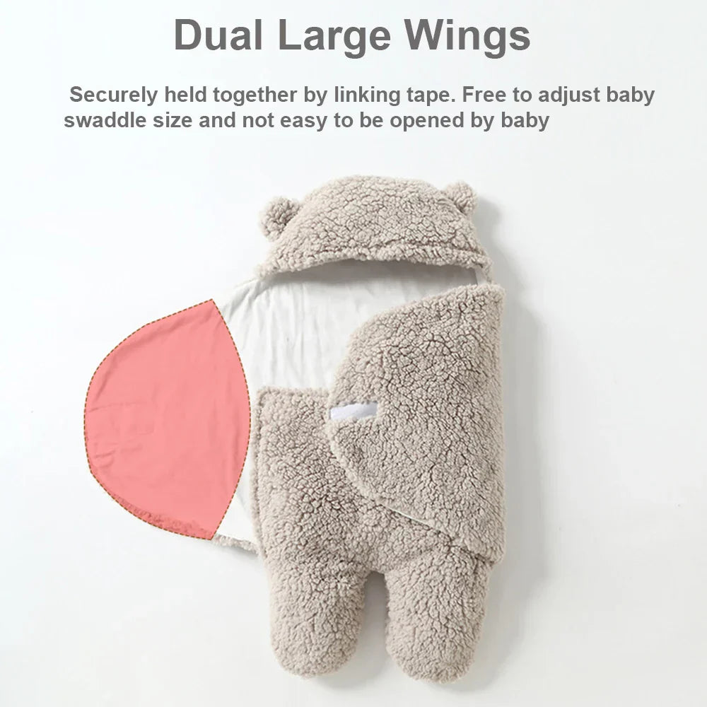 SnuggleBear™ Inslagningsfilt - Ultimat Komfort