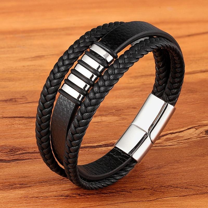 Läderarmband för Herrar - Tidlös Elegans & Stil