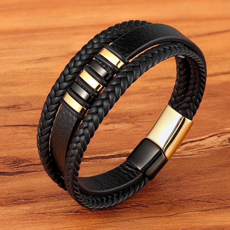 Läderarmband för Herrar - Tidlös Elegans & Stil