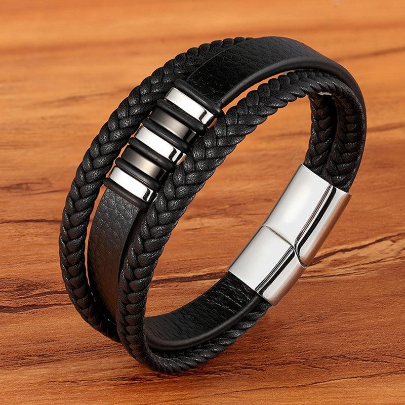 Läderarmband för Herrar - Tidlös Elegans & Stil