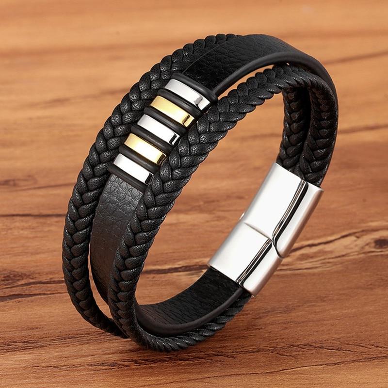 Läderarmband för Herrar - Tidlös Elegans & Stil