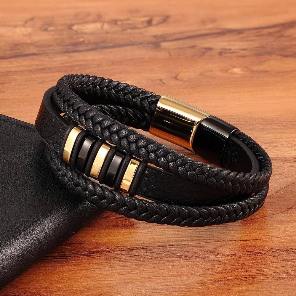 Läderarmband för Herrar - Tidlös Elegans & Stil