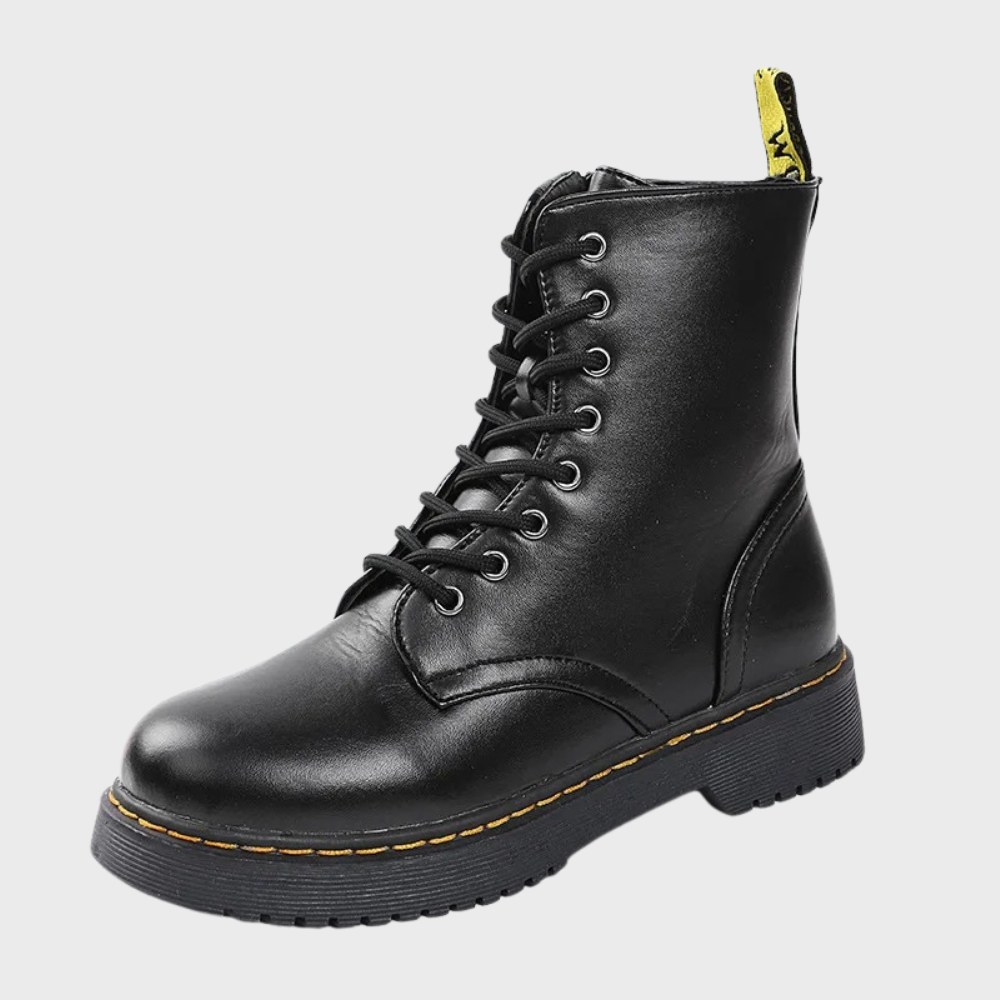 Stiliga Skoläderskor - Läder Damskor Silky